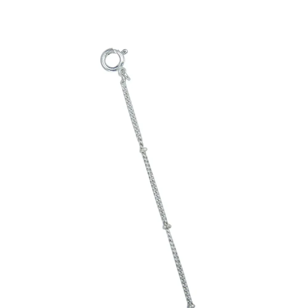 Silver Green Necklace