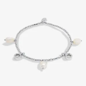 Solaria Baroque Pearl Silver Plated 17.5cm Bracelet 7149