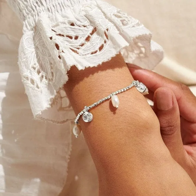 Solaria Baroque Pearl Silver Plated 17.5cm Bracelet 7149