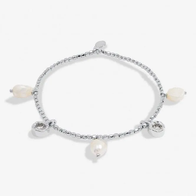 Solaria Baroque Pearl Silver Plated 17.5cm Bracelet 7149