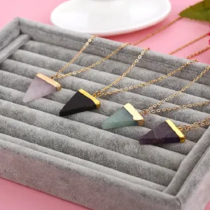 Stoned Arrow Necklace