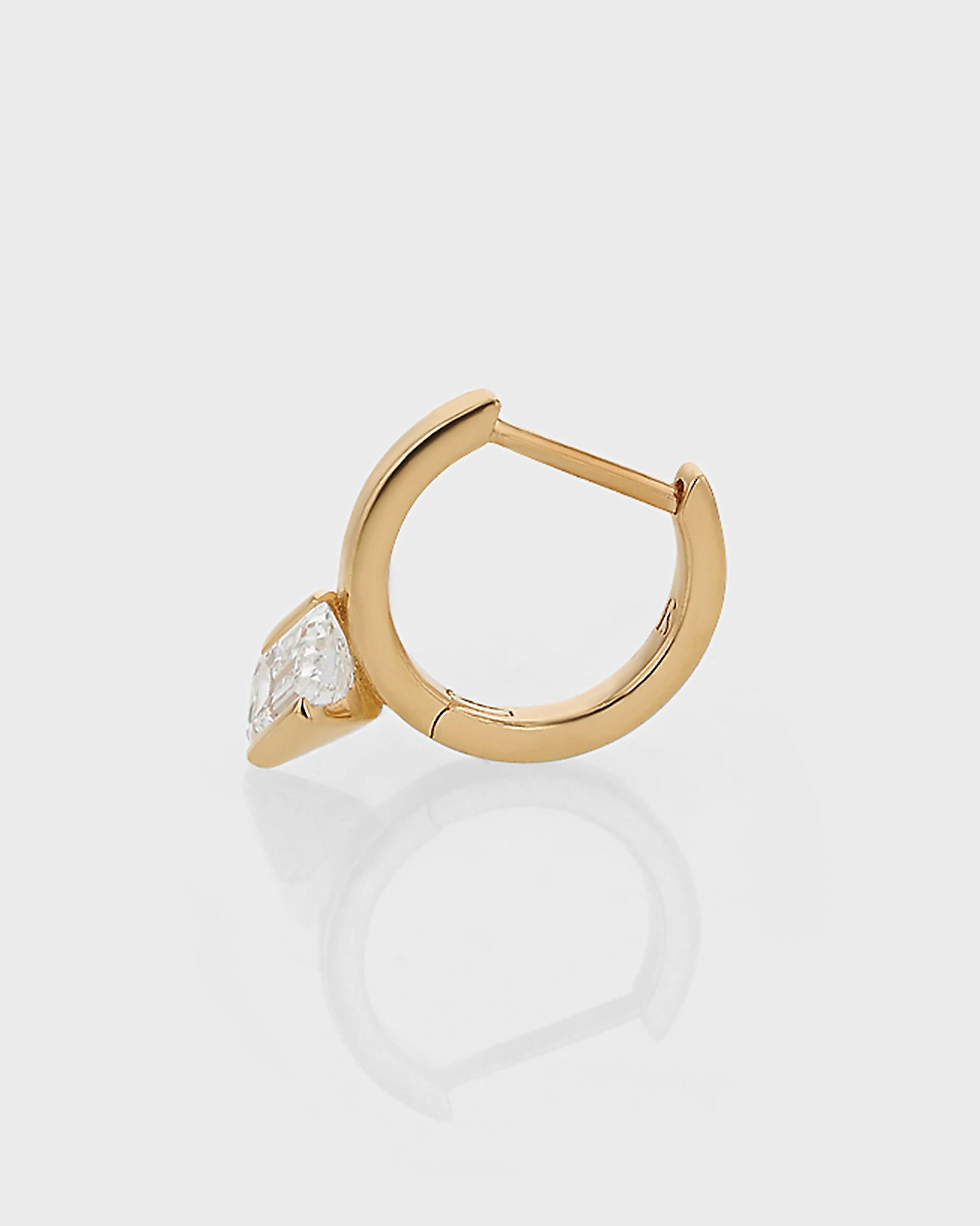 Suspense Emerald Hoop
