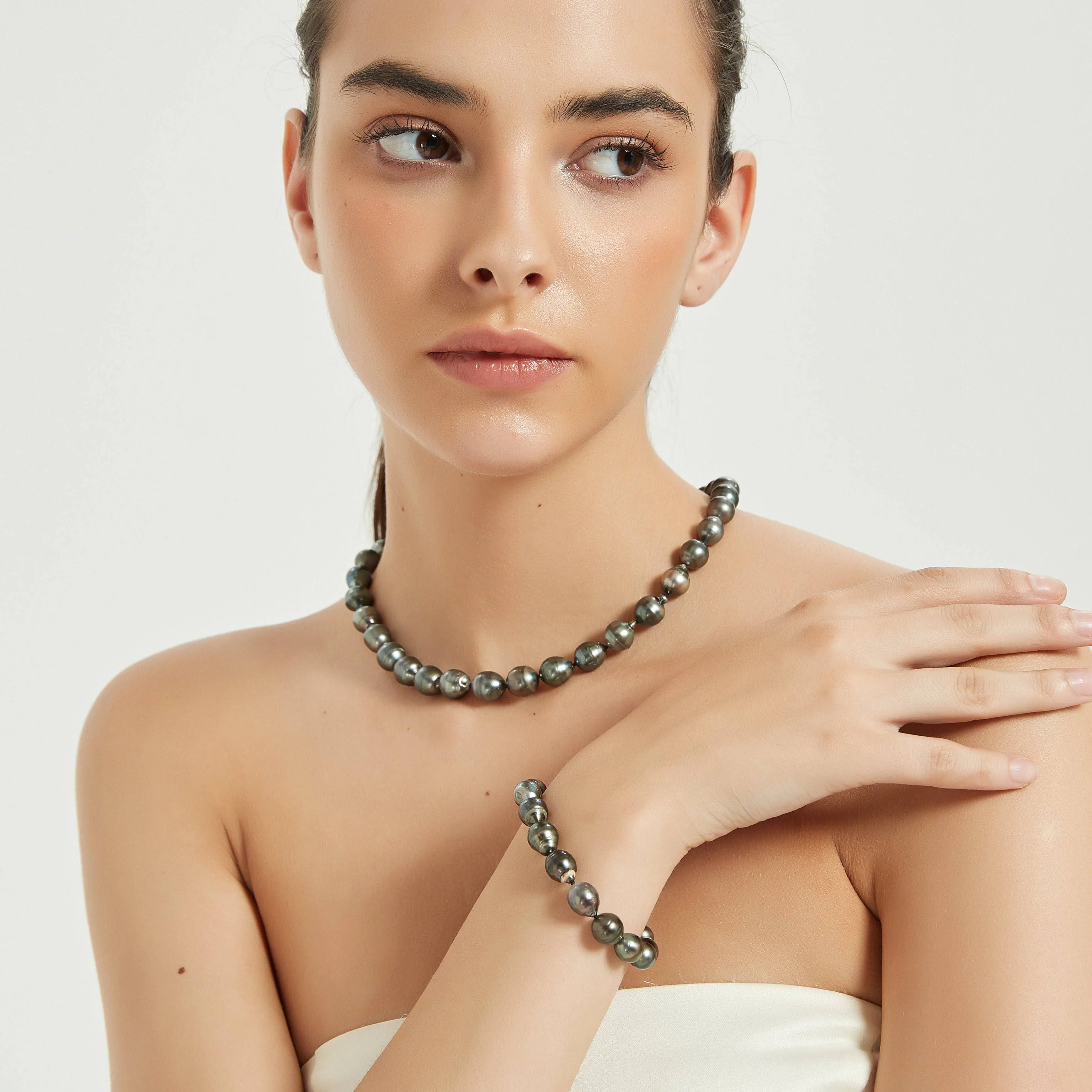 Tahitian South Sea Baroque Pearl Bracelet AA  Quality