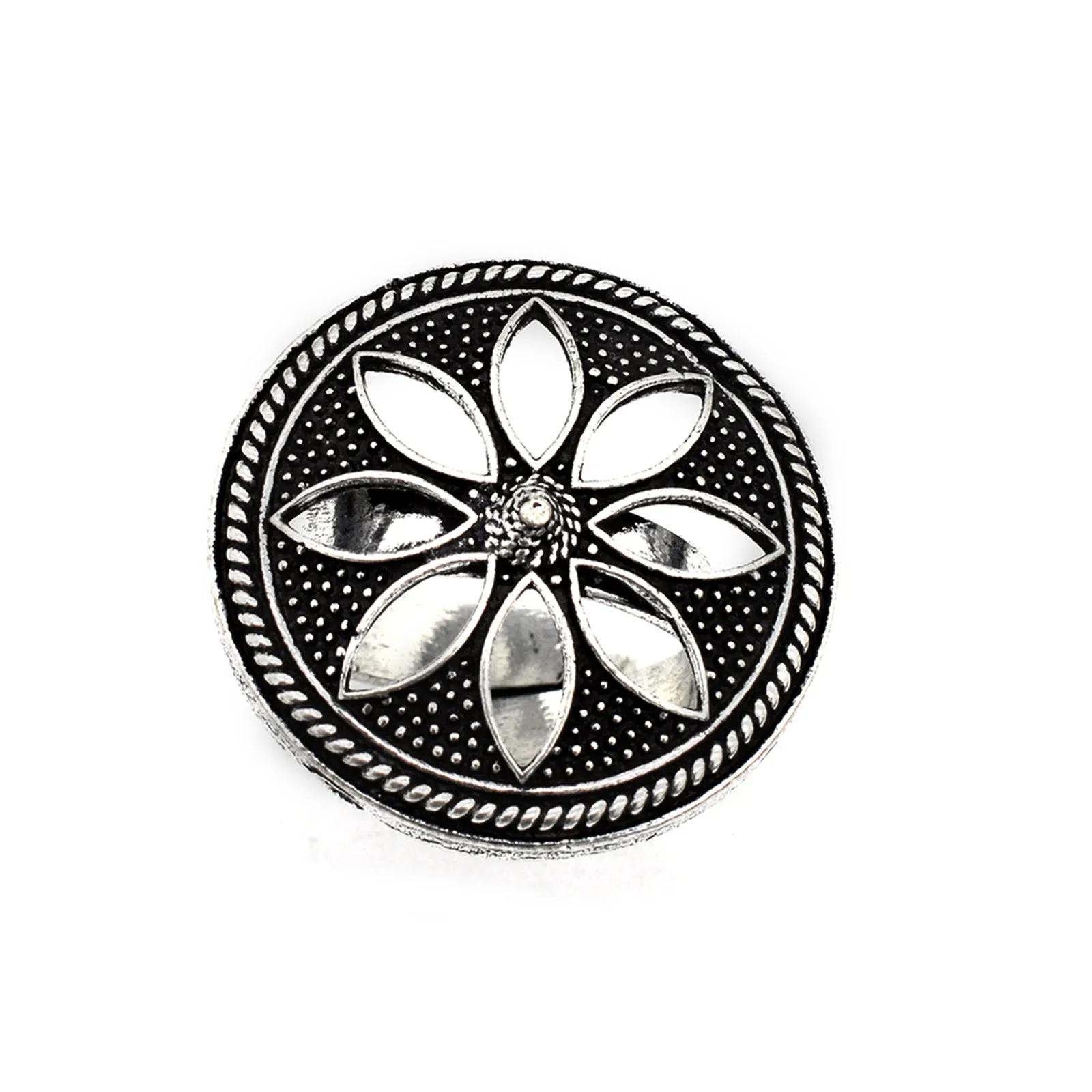 Teejh Charu Silver Oxidised Jewlery Gift Set