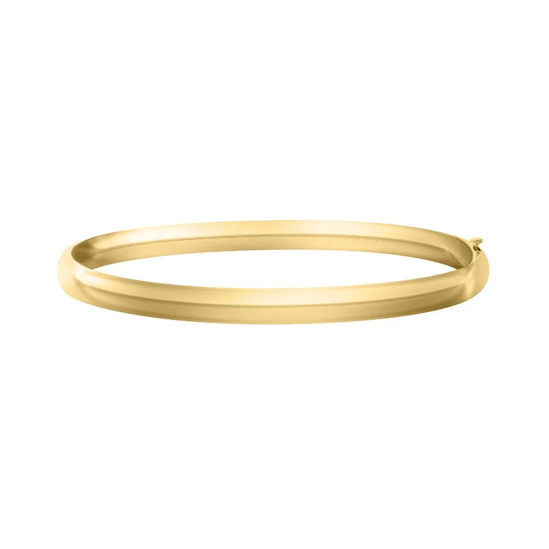 Teen 14K Gold Filled Plain Bangle