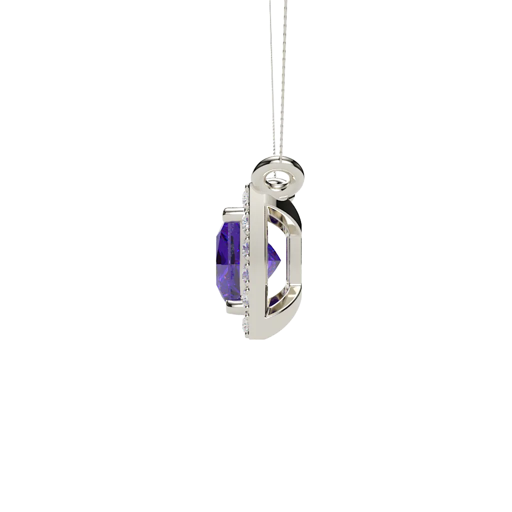 The Antana Princess Cut Amethyst