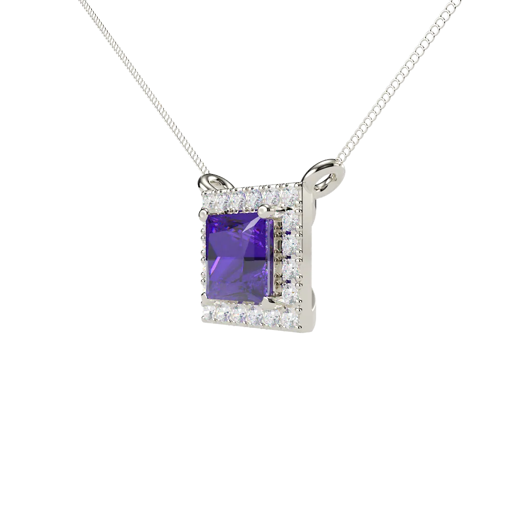 The Antana Princess Cut Amethyst