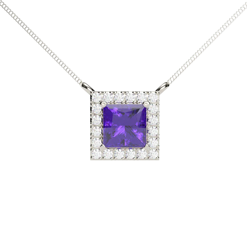 The Antana Princess Cut Amethyst