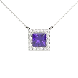 The Antana Princess Cut Amethyst