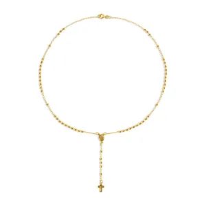 THE BALL CHAIN ROSARY NECKLACE