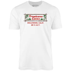 Tropicana Lanes - Inglewood, CA - Vintage Bowling Alley - Unisex T-Shirt