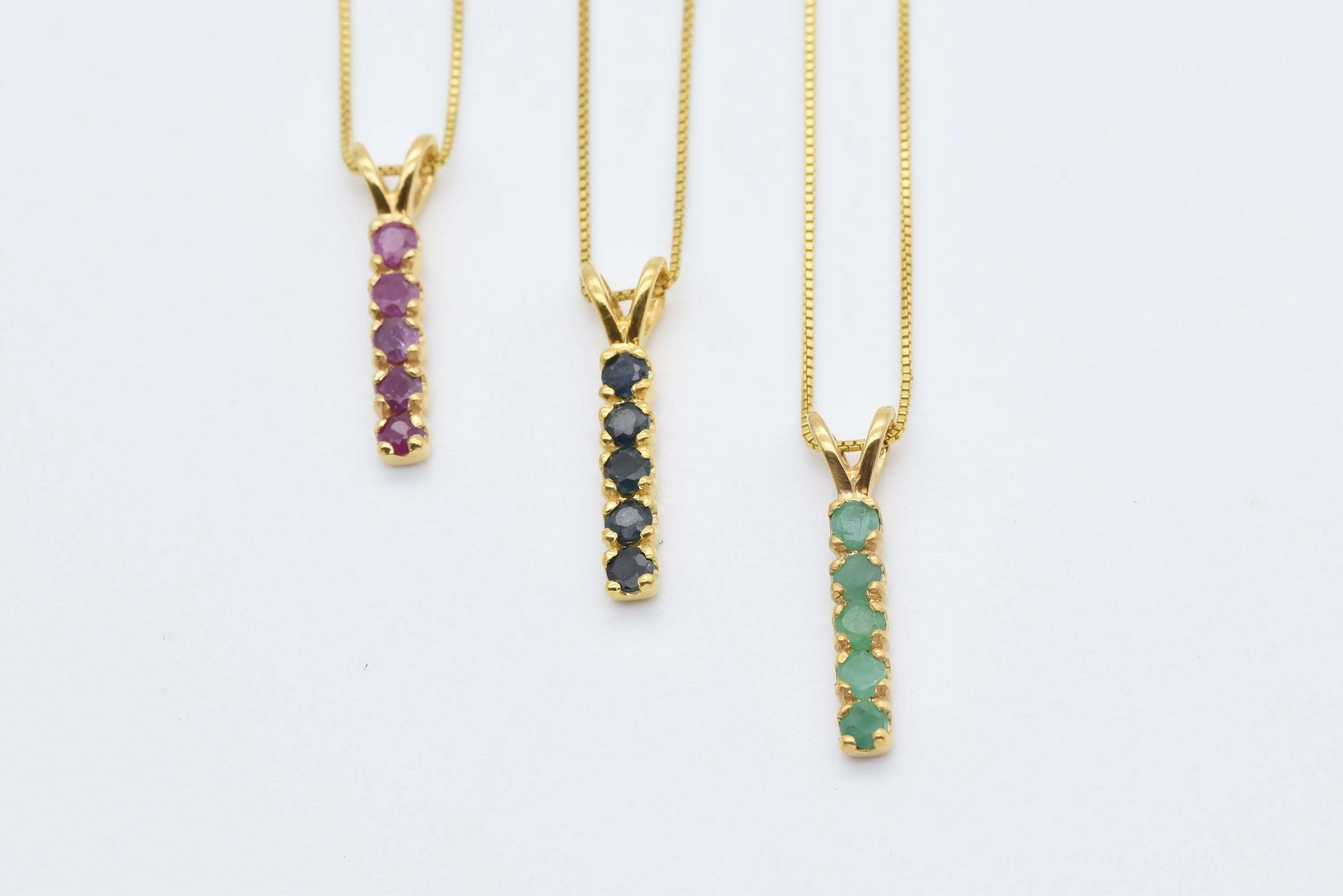 Vertical Amethyst Pendant - Natural Amethyst Necklace, Gold Amethyst Pendant