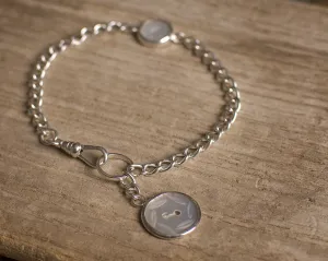 Vintage button bracelet