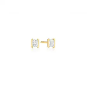 White Zirconia Roccanova Piccolo Earrings SJ-E42250-CZ-YG